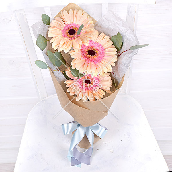 Удачного дня - букет из гербер